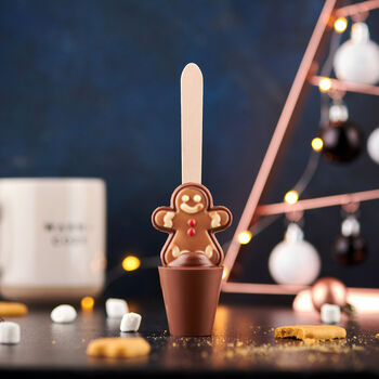 Gingerbread Man Hot Chocolate Spoon, 2 of 3