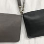 Fair Trade Leather Clutch Bag Detachable Strap, thumbnail 10 of 12