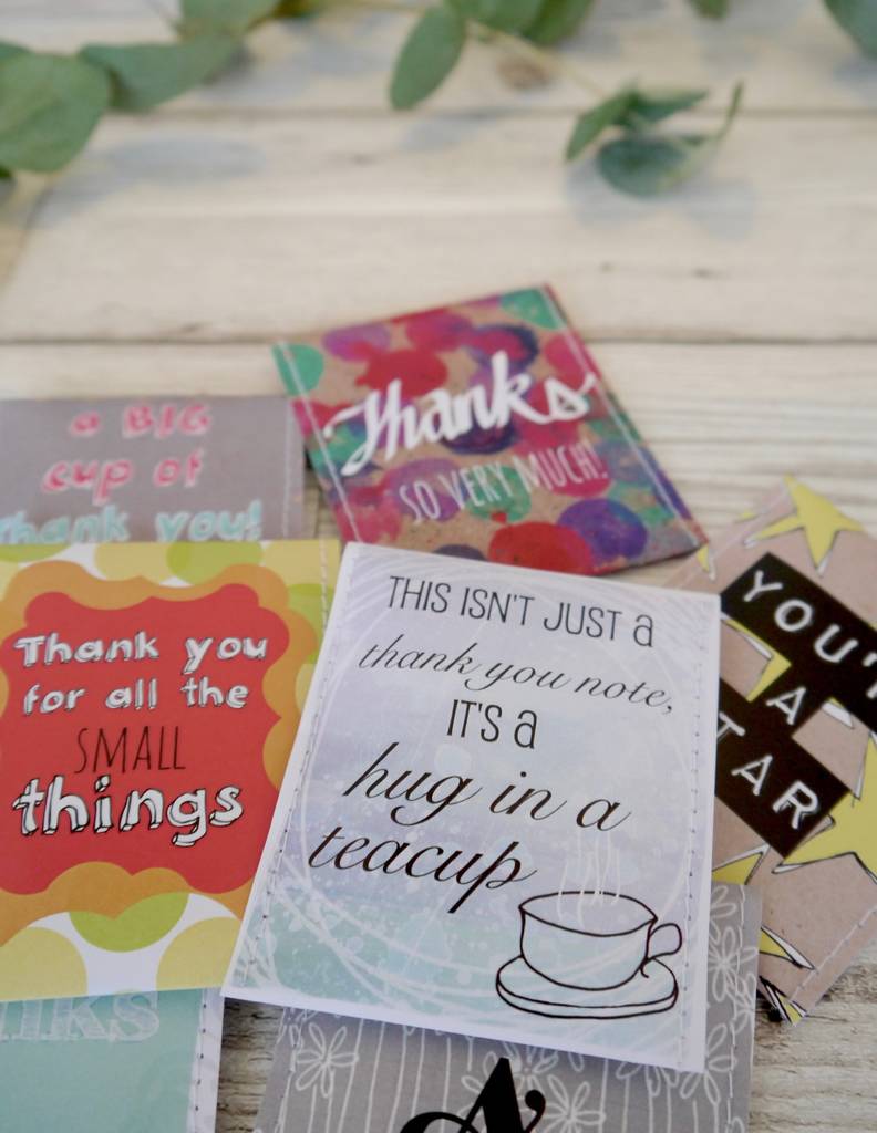 Thank You Gift: Tea To Say Thank You By Victoria Mae Designs 