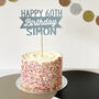 Personalised 60th Birthday Cake Topper, thumbnail 2 of 3