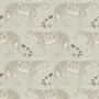 White Leopard Walk Silhouette Lampshades With Fringing, thumbnail 2 of 12