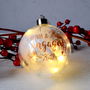 Personalised Light Up Engagement Bauble, thumbnail 1 of 2