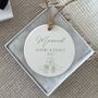 Personalised Married Ornament, Wedding Day Keepsake, thumbnail 1 of 3