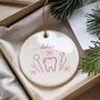 Personalised Dentist Tooth Bauble, thumbnail 5 of 11