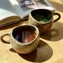 Ceramic Handmade Mug Stoneware Matcha Coffee Tea Cup, thumbnail 1 of 7