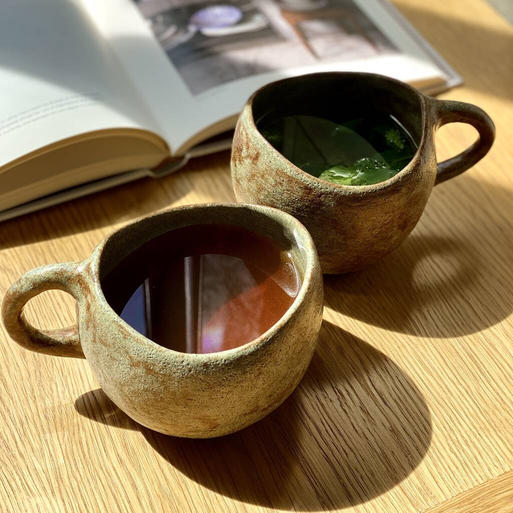 Ceramic Handmade Mug Stoneware Matcha Coffee Tea Cup, 1 of 7