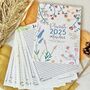 Plantable Seed Paper 2025 Calendar Flowers Trails, thumbnail 3 of 3