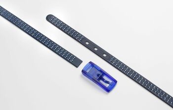 Vegan Unisex Slim Style Belt With Studs, 5 of 10