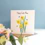 Personalised Daffodil Easter Card, thumbnail 8 of 9