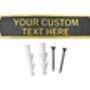 Brass With Black Plaque With Customization, thumbnail 1 of 9