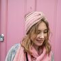 Pink Sustainable Wool Headband, thumbnail 1 of 3