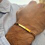 Golden Personalised Chain Bracelet, thumbnail 5 of 10