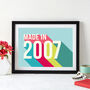 Personalised 18th Birthday Year Print, thumbnail 2 of 6