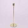 G Decor Aldwin Set Of Three Gold Brass Candle Holders, thumbnail 4 of 5