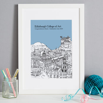 Personalised Edinburgh Graduation Gift Print, 2 of 12