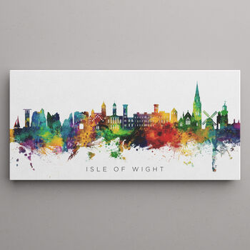 Isle Of Wight Skyline Cityscape Art Print, 2 of 12