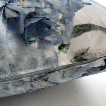 Blue Hydrangea Cushion Cover, 4 of 6