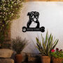 Custom Staffordshire Bull Terrier Welcome Metal Wall Art Sign For Dog Lovers Home Decor, thumbnail 1 of 11