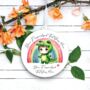 Personalised Cute Child Croc Rainbow Decoration Gift, thumbnail 2 of 2