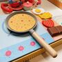 Wooden Pretend Play Toy Pancake Restaurant, thumbnail 2 of 5