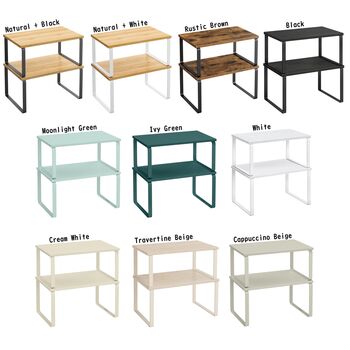 Set Of Two Spice Rack Cupboard Kitchen Shelf Organiser, 11 of 11