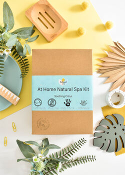 At Home Natural Spa Gift Sets Candle, Bath And Body, 3 of 6