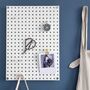 White Pegboard And Wooden Pegs, thumbnail 2 of 5