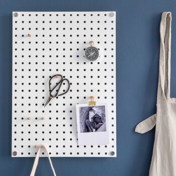 White Pegboard And Wooden Pegs, 2 of 5