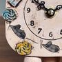 Cute Cats Ceramic Table Top Small Clock, thumbnail 5 of 8