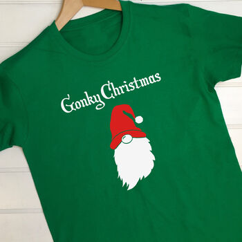 Personalised Adults Christmas Gonk T Shirt, 2 of 11