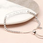 Personalised Sterling Silver ID Ball Bracelet, thumbnail 2 of 5