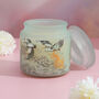 G Decor Crane Fresh Cotton Frosted Glass Big Jar Candle, thumbnail 5 of 5