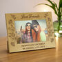 Personalised Wild Flowers 6x4 Oak Finish Photo Frame, thumbnail 1 of 5