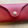 Personalised Red Leather Glasses Case, thumbnail 8 of 12