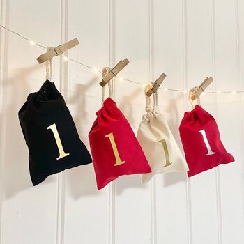 Reusable Advent Calendar Bags, 4 of 5