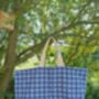 Quilted Maxi Tote Bag In Gingham, thumbnail 2 of 5