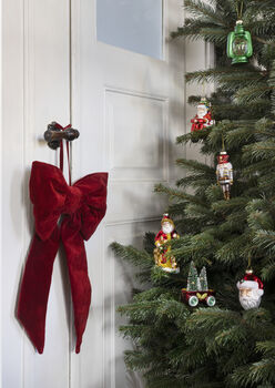 Classic Glass Christmas Ornaments Set Of Six, 2 of 3