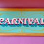 'Carnival' Gold Leaf Typography Wall Art Sign, thumbnail 7 of 8