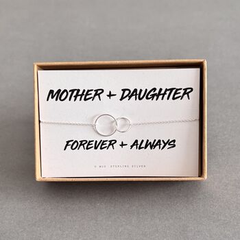 Mother And Daughter Sterling Silver Bracelet, 6 of 6
