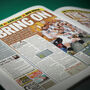 English Rugby Team Personalised Gift Newspaper Book, thumbnail 8 of 12