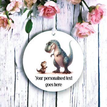 Personalised Dino Parent And Child Father's Day Gift, 2 of 2