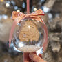 Personalised Penguin Couple Christmas Bauble, thumbnail 1 of 5