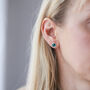 Birthday Gift For Her – Gold Vermeil Birthstone Crystal Stud Earrings, thumbnail 10 of 10