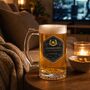 Personalised Pint Glass Tankard, Beer Gift For Dad Or Grandad, thumbnail 3 of 4