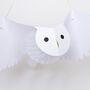 Honeycomb Owls Decorations, Pack Of Three, thumbnail 2 of 4