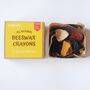 Set Of Five Textured Beeswax Ocean Rock Crayons, thumbnail 3 of 4