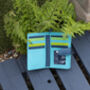 Turquoise Multi Colour Leather Purse Wallet Rfid, thumbnail 4 of 10