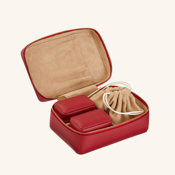 Personalised Luxury Leather Jewellery Storage Gift Set, 4 of 8