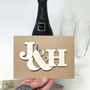Personalised Entwined Letters Engagement Card, thumbnail 4 of 12