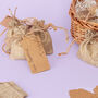 G Decor Set Of Five Or 10 Small Hessian Gift Bags, thumbnail 3 of 8